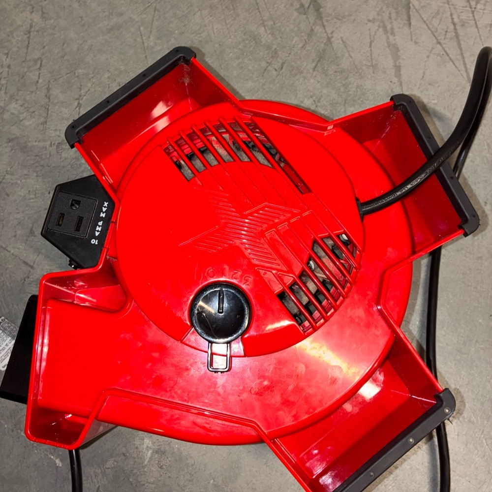 Red Industrial Fan